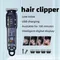 Professional Hair Clippers Rechargeable Hair Clipper Transparent Electric Hair Trimmers For Men