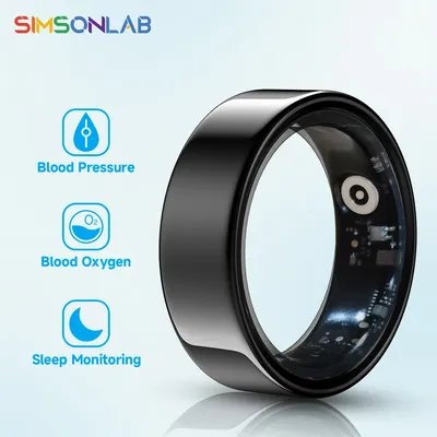 New Smart Ring Sleep Monitoring Multi-function Blood Oxygen Measurement Blood Pressure Multi-sports