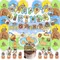 Hot Capybara Balloon Animal Design Balloons Pastel Decoration Kit Birthday Party Decorations