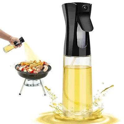 Olive Oil Glass Sprayer 200ml 300ml BBQ Oil Spray Bottle Cooking Baking Vinegar Mist Barbecue Spray