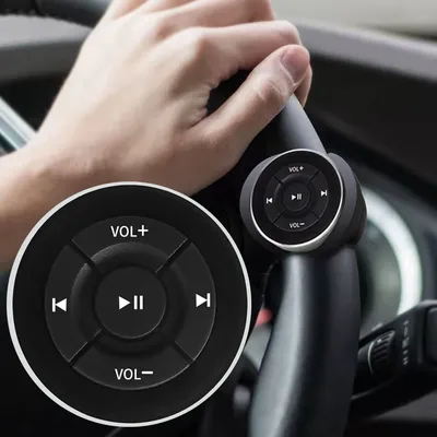 Wireless Media Button Mobile Phone Music Playback Remote Control for iPhone Android Motorcycle