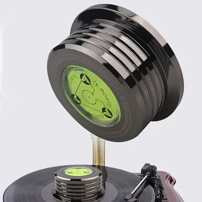 50Hz LP Disc Stabilizer Metal Vinyl Turntable Weight Clamp for Record Player Universal Aluminum
