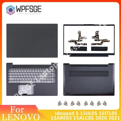 New Case For Lenovo Ideapad 5 15IIL05 15ITL05 15ARE05 15ALC05 2020 2021 LCD Back Cover Front Bezel