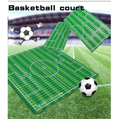 Basketball Court Floor Building Block Basketball Stars Figures Football Court Floor Set Toy Famous