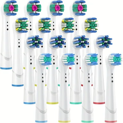 4/12/16Pcs Replacement Toothbrush Heads Compatible with Oral-B Braun Professional Electric