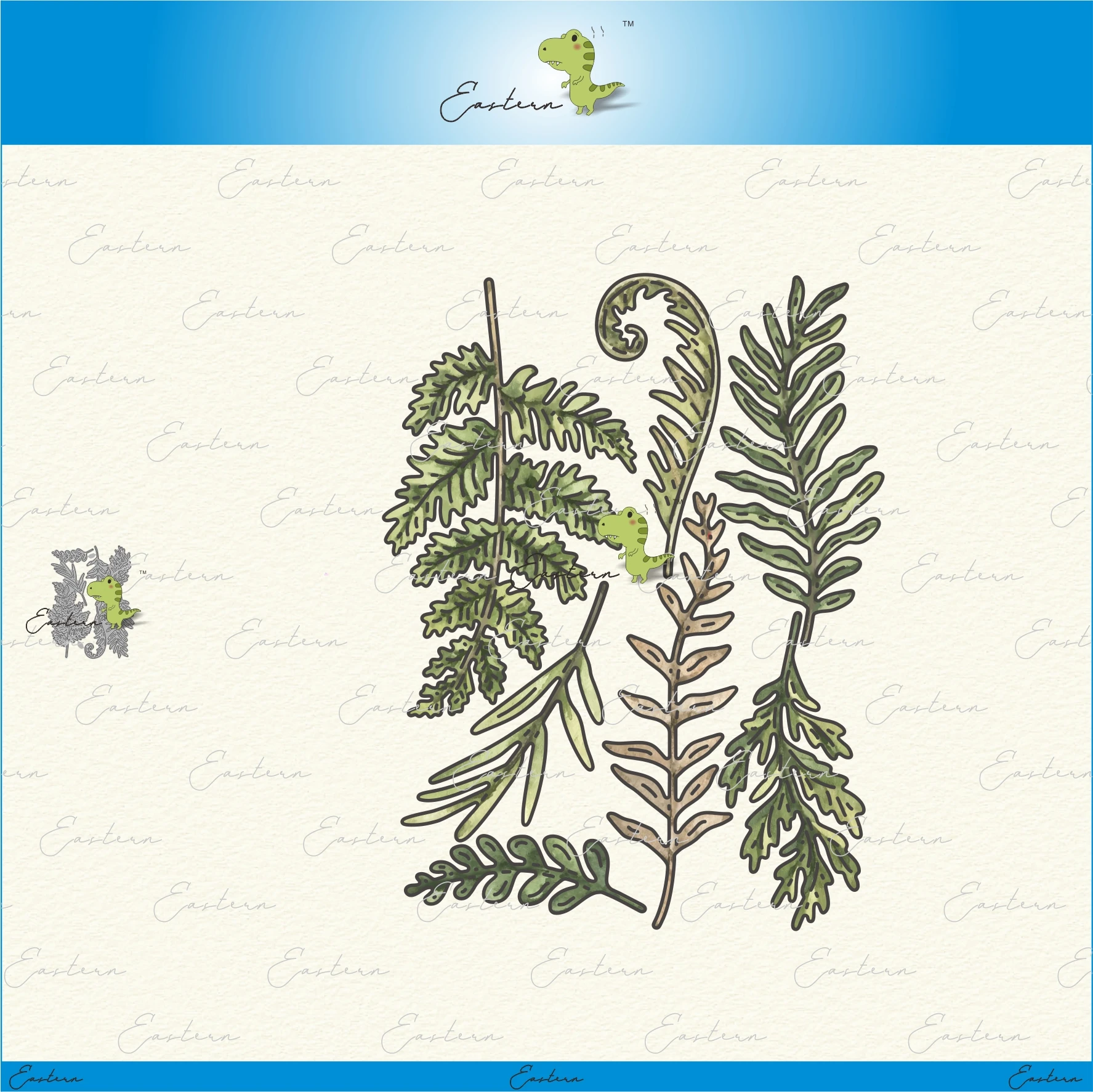 Botanical Ferns Die Set metal cutting dies 2023 new DIY molds Scrapbooking Paper Making die cut crafts Printed Sheet