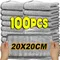 Steel Wire Cleaning Cloths Double Layers Magic Metal Silver Wires Rags Dishcloth Home Kitchen Washing Cloth Towels Clean Tools