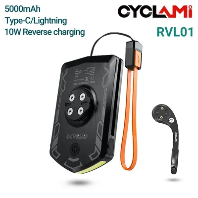 CYCLAMI 5000mAh Headlight Bike Light MTB Road Daytime Cycling Front Lamp Rechargeable Bicycle Flashlight For GPS Garmin XOSS IGS