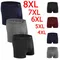 Mens Underwear 8XL Boxershorts Men 7XL Mens Boxers 6XL 95-220kg Comfortable Cotton Shorts 팬티 5XL Boxer Hombre Men Трусы Мужские