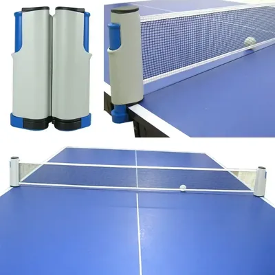 2024 Hot Table Tennis Net Anywhere Retractable Rack Sports Replacement Ping Pong Post Net Exercise