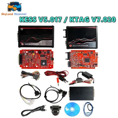 2024 Online EU Read Ktag V7.020 4 LED ECU Chip Tuning Programmer K-tag 7.020 SW 2.25 Kess 5.017 Auto