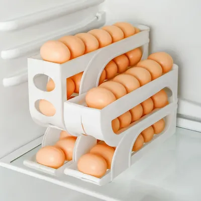 Automatic Egg Roller Large Capacity Household Kitchen Dedicated Egg Roller Rack Space Saving 3 Layer