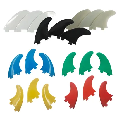 G5 Surf Fins UPSURF FCS Fins M Tri Fins Plastic Surfboard Fin For Shortboard Thruster Nylon 3 Fins