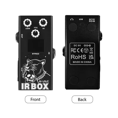 M-VAVE Guitar IR Box Effects Pedal with IR Cab Impulse Response Cabinets Speaker Simulator XLR