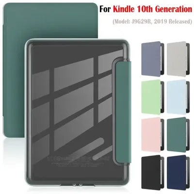 For Kindle 10th Generation 2019 e-Reader Case 6 inch Smart Back Cover J9G29R Acrylic Protective