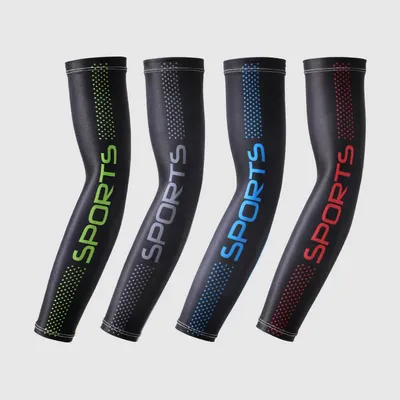 Anti-Sunburn Sleeves Men Cycling Fishing Arm Cover Breathable Cool Muff Sun Protection Ice Silk