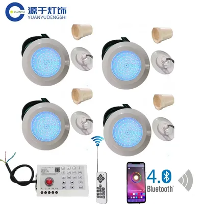 12W DC12V RGB LED Pool Light Bluetooth APP Control Outdoor/Indoor Underwater Light Fountain