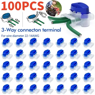 Robotic Lawn Mower Connectors 3 pin 314 Wire Connectors Electric Cable Terminal for