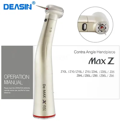 DEASIN Dental 1:5 Red Ring Contra Angle Internal Water Spray Low Speed Handpiece Increasing With
