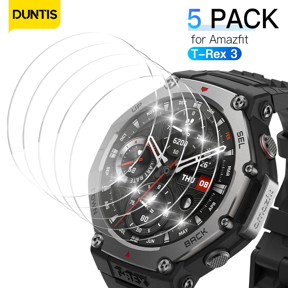 Screen Protector Glass for Amazfit T-Rex 3 Scratch resistant HD Protective Glass for Amazfit TRex 3 Amazfit Accessories