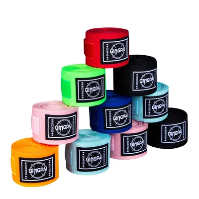 2 PCS 1.5/3/5M Boxing Gloves Elastic Boxing Hand Wraps Breathable Muay Thai Hand Bandage for