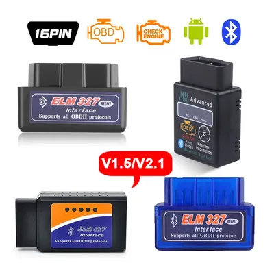 Bluetooth ELM327 Auto V1.5 V2.1 OBD2 Scanner Code Reader Tool Car Diagnostic Tool MINI Inter Face