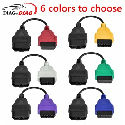OBD 2 Car Scanner Connector MultiECUScan Diagnostic Adapter Cable for Multi ECU Scan for Fiat ECU