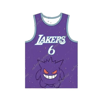 2024 MINISO New Arrival Pokémon Oversized Men's Sleeveless Basketball Jersey High Quality