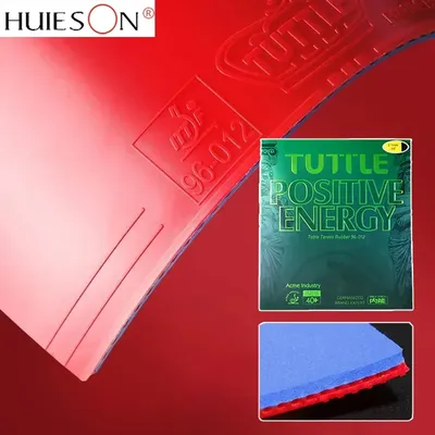 TUTTLE Professional Table Tennis Rubber Colorful Pips In Rubber ITTF Standard Positive Energy Ping
