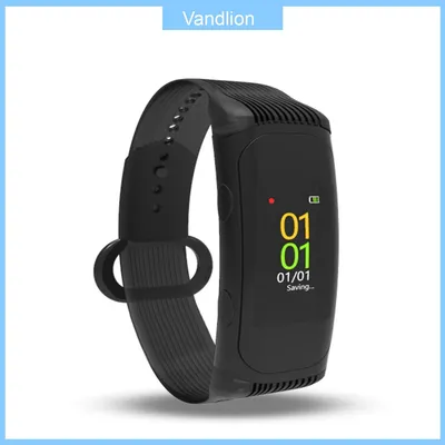 Vandlion V50 Digital Watch Wristband Voice Recorder 150mAh 512kbps Audio Recording with Screen MP3