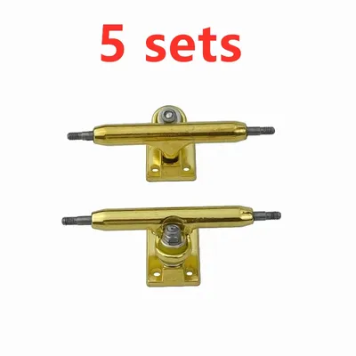 10PCS(5 sets)2024 New finger Board Trucks 34mm Single Axle Mini Skateboard Truck with Locknuts 34mm Trucks