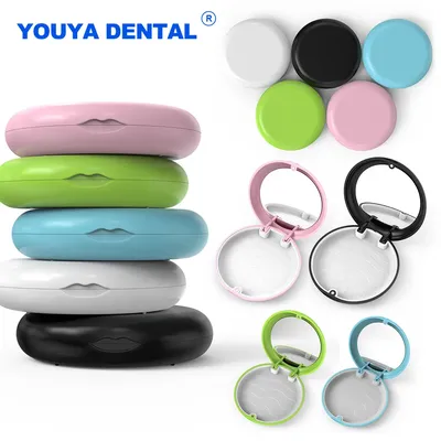 20pc Dental Retainer Case Orthodontic Aligner Brace Storage Box Denture Teeth Container Oral Hygiene