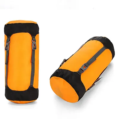 8/15/25/35L Sleeping Bag Compression Sack Drawstring Ultralight Waterproof Buckle Storage Nylon Down