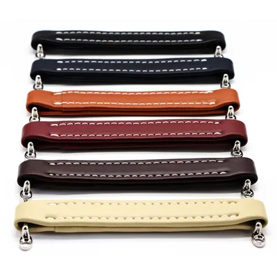 Vintage Style Leather Guitar AMP Handle With Screw For Guitar Amplifiers Speaker Practical Speaker Strap Guitar Parts Accessory