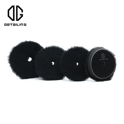 DETAILING Fast Speed 3/5/6 inch 100% Wool Polishing Buffing Waxing Pad Woolen DA Polishers Heavy