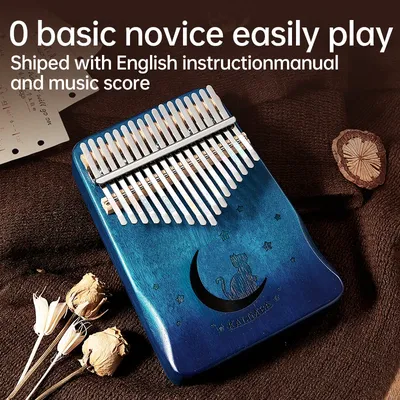 17 -Key Kalimba Thumb Piano - Beginner Friendly Finger Piano, Perfect Birthday Gift Piano Gift Piano