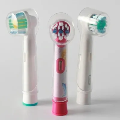 4Pcs Electric Toothbrush Head Protective Cover Case Cap for Oral B Tooth Brush Heads for Home Dust Clear Travel Camping
