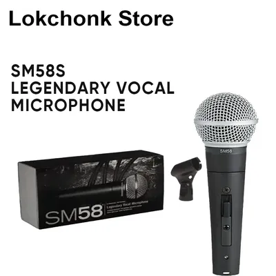 Metal SM58 cardioid Dynamic Microphone For Stage Singing Professional Wired Microphone for Shure