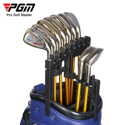 PGM Golf Clubs Fixture Accommodate 9 Iron Holder Reduce Pole Head Collisions Adjustable Width