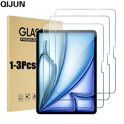 Glass For iPad Pro 11 13 2024 M4 Glass Screen Protector for iPad Air 13 2024 Air 6 11 2024 M2