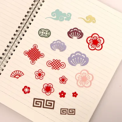 DUOFEN METAL CUTTING DIES Chinese Japanese Asian New Year 2024 plum sakura flowers cloudy stencil