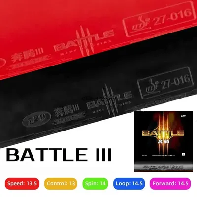 World Premiere 729 Friendship Battle 3 Table Tennis Rubber Sticky Professional Original Ping Pong