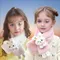 Boys Girls Winter Scarfs Thick Plush Cross Children