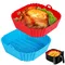 Square Silicone, Air Fryer Inserts, Air Fryer Pot, Air Fryer Liners, Reusable, Air Fryer