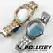 33MM Ladies Women Cocktails Stainless Watch Case Fit NH35 NH38 Movement Arch Glass Transparent