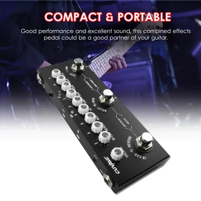 CUVAVE CUBE BABY Portable Multifunctional Electric Guitar Combined Effect Pedal Wireless Music