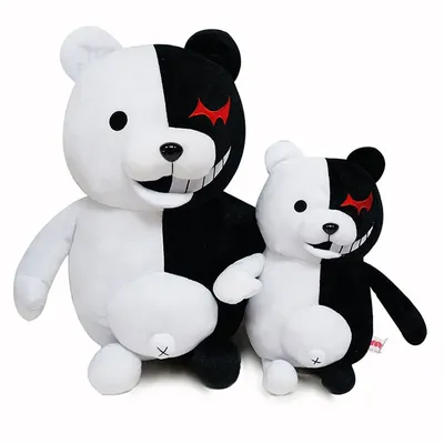 25cm And 35cm Monokuma Bear Danganronpa Soft Stuffed Plush Toy Doll Gift For Children