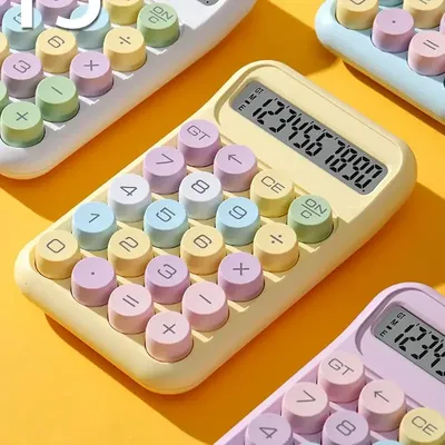 1 calculator with large button click sound, desktop calculator with numeric buttons, calculator for