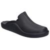 Clog JOSEF SEIBEL "Monaco", Herren, Gr. 44, schwarz, Leder, casual, Schuhe, Hausschuh, Sabot in Weite H (sehr weit)