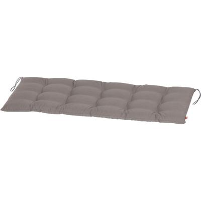 Bankauflage SIENA GARDEN "ATRIA, 140 cm", grau (taupe), B:48cm H:6cm T:120cm, Polyester, Polsterauflagen, Dessin Uni, aus 100% recyceltem Polyester, in verschiedenen Farben Image